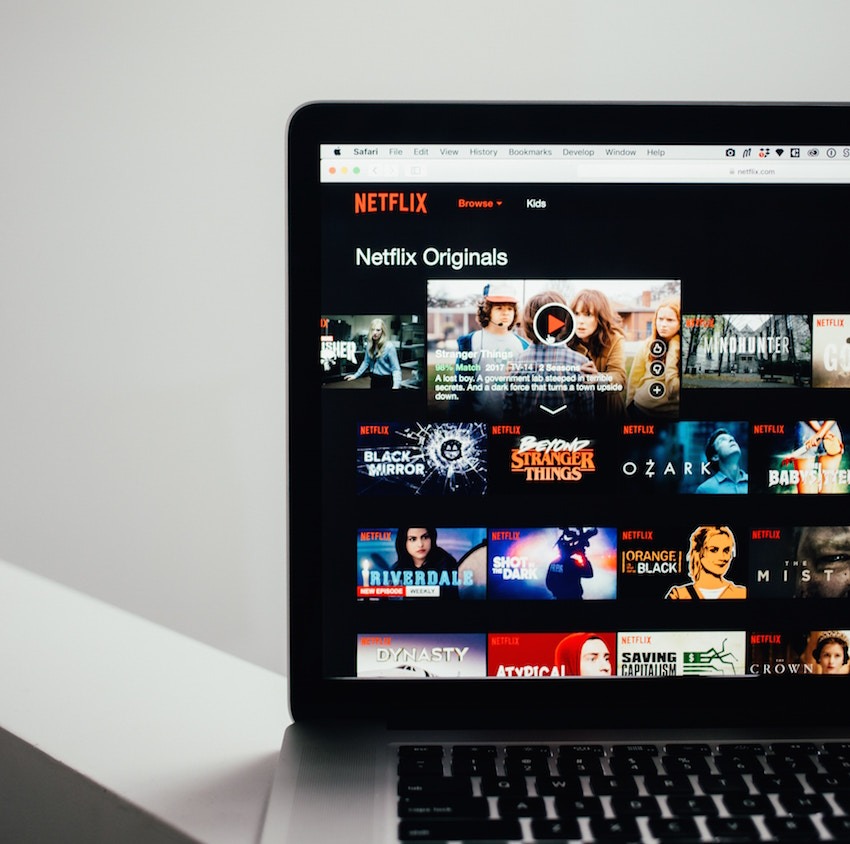 Netflix home screen