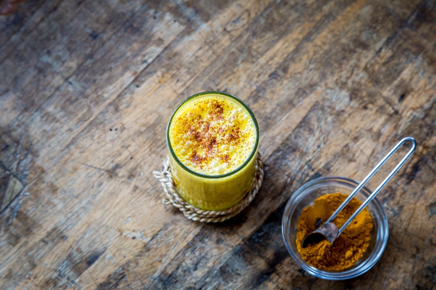 Golden milk - turmeric infused drink