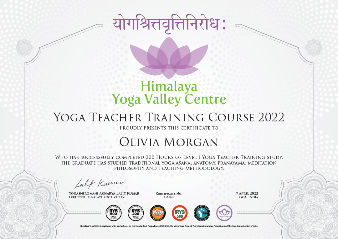 Online Yoga Teacher Training Himalaya Yoga Valley